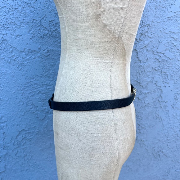 Reiss Hayley Belt black leather size large square hinge main image 8